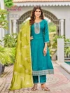 Beeta By Aanchi Vichitra Silk Embroidery Anarkali Kurti Set 